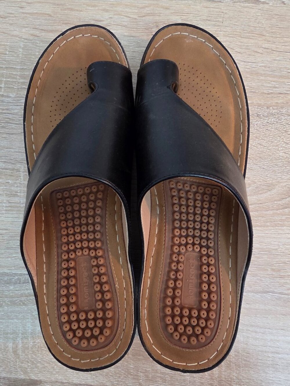 Comfort Wedge Orthopedic Sandals - size 9.5